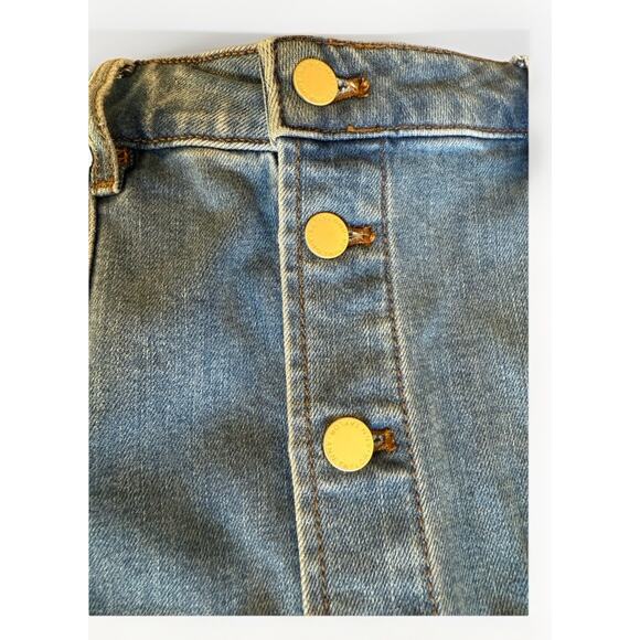 Ann Taylor Weekend Maxi Skirt Women's Blue Jean Denim Size 12 - Picture 4 of 6